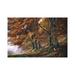 East Urban Home Autumn - Fox & Pheasants by Jeremy Paul - Wrapped Canvas Painting Print Canvas in Brown/Green/White | 18 H x 26 W x 1.5 D in | Wayfair