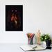 East Urban Home The Arsonist by Nicebleed - Wrapped Canvas Graphic Art Canvas in Black/Green/Orange | 12 H x 8 W x 0.75 D in | Wayfair