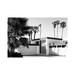 East Urban Home Black California Series - Palm Springs House by Philippe Hugonnard - Wrapped Canvas Photograph Print in Black/White | Wayfair