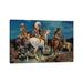 East Urban Home Moon Over High Mesa by David Mann - Wrapped Canvas Painting Canvas | 18 H x 26 W x 1.5 D in | Wayfair
