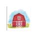 East Urban Home Farm. Red Barn by Ephrazy Graphics - Wrapped Canvas Painting Canvas | 12 H x 12 W x 0.75 D in | Wayfair