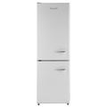 iio Retro 23" Bottom Freezer 11 cu. ft. Refrigerator, Glass in White | 73.3 H x 23 W x 24.5 D in | Wayfair ALBR1372WW-L