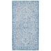 Blue/Navy 31 x 0.2 in Area Rug - Charlton Home® Sidrah Oriental Navy Indoor/Outdoor Area Rug | 31 W x 0.2 D in | Wayfair