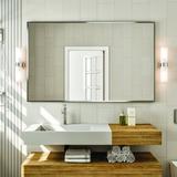 Brayden Studio® Schweitzer Transitional Bathroom/Vanity Mirror Metal in Black | 42.1 H x 30 W x 1.2 D in | Wayfair 024DF793D9F648129B110E87154E38BE