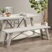 Kendig Wood Dining Bench Wood in Gray Laurel Foundry Modern Farmhouse® | 18 H x 66 W x 17 D in | Wayfair D5F9310EB4294508B1DCE151303E454E