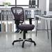 Ebern Designs Siyer Mid-Back Mesh Multifunction Ergonomic Office Chair w/ Adjustable Arms Upholstered/Mesh, in Gray/Black | Wayfair