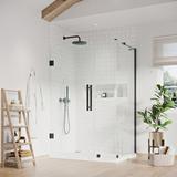 Ove Decors Endless Tampa-Pro 41.85" W x 30.83" D x 72.01" H Frameless Rectangle Shower Kit in Black | 72.01 H x 41.85 W x 30.83 D in | Wayfair