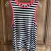 American Eagle Outfitters Tops | American Eagle Neon Pink Black Striped Tank Top | Color: Black/Pink | Size: Xs