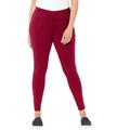 Plus Size Women's Knit Legging by Catherines in Rich Burgundy (Size 3X)