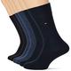 Tommy Hilfiger Men's Classic Socks Multipack 6 Pack Casual, Black/Dark Navy/Jeans, 9-11