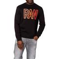 G-STAR RAW Men's RAW Sweatshirt, Dk Black A971-6484, S