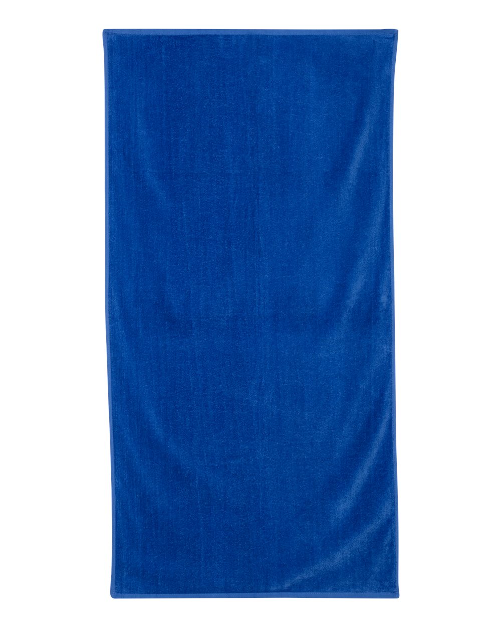 Q-Tees QV3060 Velour Beach Towel in Royal Blue | Cotton