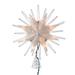 Kurt S. Adler 54717 - 10 Light 9.5" 8-Point Indoor Silver Capiz Star Christmas Tree Topper