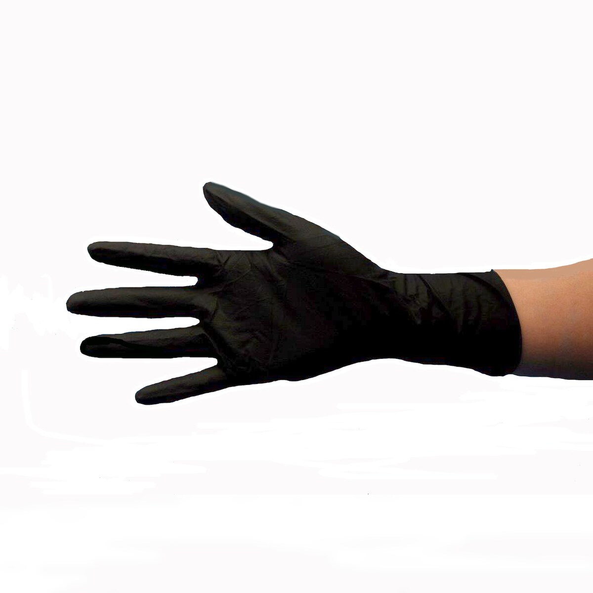 5x100 VilaTril Einmal Hybridhandschuhe S schwarz Image