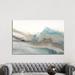 East Urban Home 'Coastline Whisper' by Blakely Bering - Wrapped Canvas Painting Print Canvas in Blue/Gray/Green | 12 H x 18 W x 1.5 D in | Wayfair