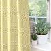 McalisterTextiles Geometric Semi-Sheer Rod Pocket Curtain Panels Polyester in Gray/Yellow | 90 H x 46 W in | Wayfair YELLOWOCHRECOLCURTC2