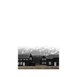 East Urban Home Black Houses of Iceland I by Monika Strigel - Wrapped Canvas Graphic Art Print Canvas in Black/White | Wayfair