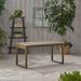 Millwood Pines Prunty Extendable Wooden Dining Table Wood in Gray | 30 H x 62.25 W x 34 D in | Outdoor Dining | Wayfair