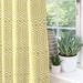 McalisterTextiles Geometric Semi-Sheer Rod Pocket Curtain Panels Polyester in Yellow | 72 H x 90 W in | Wayfair YELLOWOCHRECOLCURTH2