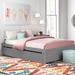 Mack & Milo™ Penton Full Size 2 Drawers Platform Standard Bed w/ Trundle by RBParadise, Wood in Gray | 16 H x 57 W x 79.53 D in | Wayfair