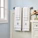 Gracie Oaks Casual Monogram Bath Towel, "Y",White 100% Cotton in Gray | 28 W in | Wayfair 57CA9ADE43EA4A7C93DB9CB619B9F1CF
