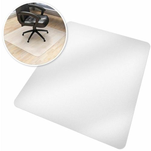 Bodenschutzmatte für Bürostühle - Bürostuhlunterlage, Bodenmatte, Schutzmatte - 90 x 120 cm - weiß