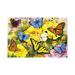 East Urban Home Multi Colored Butterflies by Greg & Company - Wrapped Canvas Painting Metal | 26 H x 40 W x 1.5 D in | Wayfair