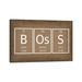 East Urban Home Boss by GetYourNerdOn - Wrapped Canvas Textual Art Canvas | 8 H x 12 W x 0.75 D in | Wayfair 3B9A494C163F46A3A76FD28BC64D0DB5