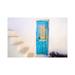East Urban Home Greece, Nissyros. Weathered Door & Stairway. by Jaynes Gallery - Wrapped Canvas Photograph in Blue/Green/White | Wayfair