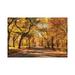 East Urban Home Autumn Colors In Central Park, New York City, USA - Wrapped Canvas Print Canvas in Green | 18 H x 26 W x 1.5 D in | Wayfair