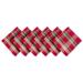 Design Imports Campfire Plaid Napkin Set (Set of 6)