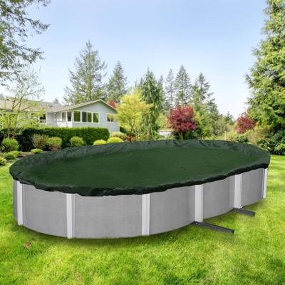 Blue Wave 12-Year Winter Cover for Oval Above Ground Pools