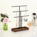 17 Stories Jewelry Stand Wood in Black/Brown | 16.1 H x 4.1 W x 11.8 D in | Wayfair 6C601ACBC6AA447F8C1108BAD9737CC7