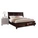 Canora Grey Ellenville California King Bed Upholstered, Wood in Brown | 25 H x 84 W x 93 D in | Wayfair 40A264FA18684425B390A69B39E86133