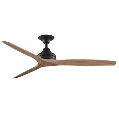 Virginia 3 Blade Indoor/Outdoor Ceiling Fan - Dark Bronze/Natural, 60