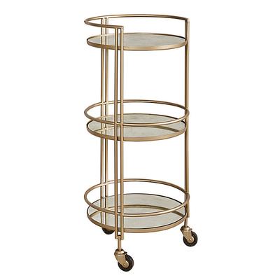 Alton Bar Cart - Antique Brass - Ballard Designs