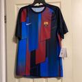 Nike Shirts | Nike Fc Barcelona 2021/22 Pre-Match Jersey | Color: Blue/Red | Size: L