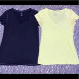 American Eagle Outfitters Tops | American Eagle Tops Sz M Good Condition | Color: Gray/Yellow | Size: M