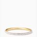 Kate Spade Jewelry | Kate Spade Razzle Dazzle Bangle In Clear/Worn Gold | Color: Gold | Size: Os