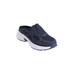 Extra Wide Width Women's CV Sport Claude Slip On Sneaker by Comfortview in Navy (Size 9 1/2 WW)