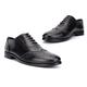 Womens Leather Brogue Shoes Ladies Leather Shoes Womens Leather Brogues Girls School Shoes Girls Leather Shoes Girls Leather School Shoes Ladies Work Shoes Black (Large Fit Buy 1 Size Small) 7 UK