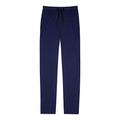 HOM Men's Cocooning Trousers Pajama Bottoms, Navy Blue, S