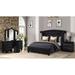 House of Hampton® Rausch Upholstered Standard 4 Piece Bedroom Set Metal in Black | Queen | Wayfair 6198540D28BB49E0AAAC58EB8B6D6D0E