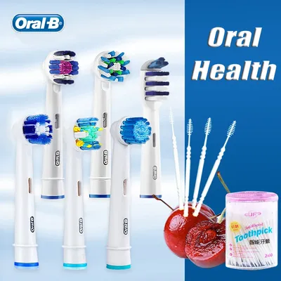 Têtes de brosse à dents Oral B originales recharge pour blanchiment des dents nettoyage dentaire