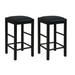 Speakeasy Backless 25-inch Counter Stools (Set of 2)