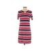 Westport Casual Dress: Red Stripes Dresses - Women's Size X-Small Petite