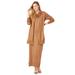 Plus Size Women's 2-Piece Sweater Dress by Jessica London in Brown Maple (Size 22/24) Suit