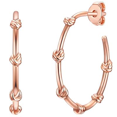 Glanzstücke München - Creolen Sterling Silber in Roségold 1 ct Damen Image