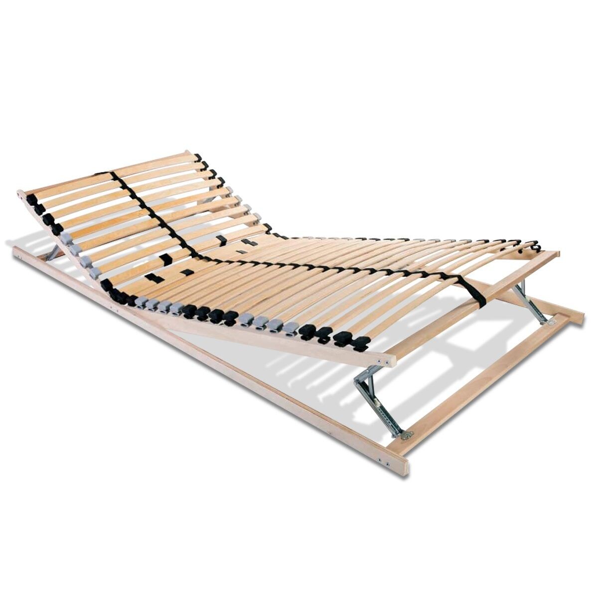 Coemo 7 Zonen Lattenrost Ergo KF Kopf-, Fußteil verstellbar Härtegradverstellung, 28 Leisten 140 x 200 cm Image