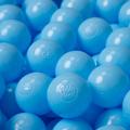 100/6Cm ∅ Balles Colorées Plastique Pour Piscine Enfant Bébé Fabriqué En eu, Baby Blue - baby blue